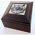 Denver Broncos Wood Collectors Box