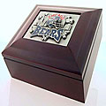 Chicago Bears Wood Collector's Box
