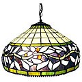 Tiffany-style Bronze Ivy 2-light Pendant Ceiling Fixture