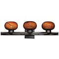 Pisces Chammpagne Glass 3-light Vanity