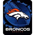 Denver Broncos Plush Throw Blanket