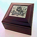 Atlanta Falcons Wood/ Pewter Collector's Box