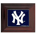 New York Yankees Pewter Logo Wood Collector's Box