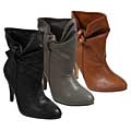Glaze by Adi High-heel Side Knot Accent Boots