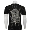 Majesty & Royalty Men's 'Tattoo Cross Gothic Emblem' T-shirt