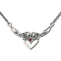 Pewter Celtic Unity Heart Necklace