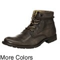 Maruti Men's 'Carlo' Lace-up Distressed Leather Boots