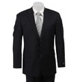 Nautica Men's Navy 2-button Center Vent Wool Suit
