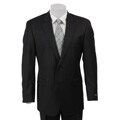 Nautica Men's Charcoal 2-button Center Vent Wool Suit