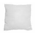 Pique 16-inch White Throw Pillows (Set of 2)