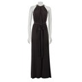 Vera Wang Lavender Label Women's Sequin-neck Halter Gown