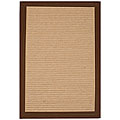 Breckenridge Indoor/ Outdoor Braided Brown/ Beige Rug (2' x 5')