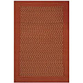 Donegal Indoor/ Outdoor Red/ Natural Braided Rug (2' x 5')