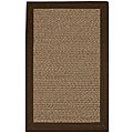 Donegal Indoor/ Outdoor Black Braided Rug (2' x 5')