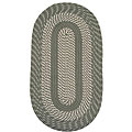 Middletown Slate Oval Braided Rug (3'6 x 5'6)