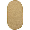 Yorktown Desert Tan Braided Chenille Rug (5' x 8')