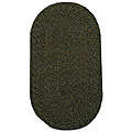 Catalina Hunter Green Braided Rug (3'6 x 5'6)