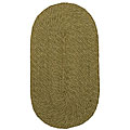 Catalina Olive Braided Rug (3'6 x 5'6)