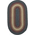 Pinehurst Blue Braided Wool Rug (6' Round)