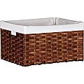Ameriwood Stowaway Brown Woodchip Basket