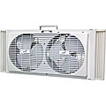 Comfort Zone 9-inch Portable Twin Window Fan