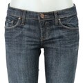 See Thru Soul Women's 5-pocket Flare Jeans