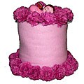 Raspberry Dream Deluxe Angel Blanket Cake