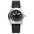 Swiss Army Men's Cavalier Black Leather Strap Watch