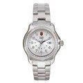 Swiss Army Women's Officer's Diamond Silver Dial Watch