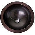 Smooth Dark Copper Lavatory Sink