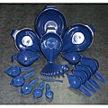 POURfect 27-piece 'Blue Willow' Bowl and Tool Set
