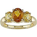 10k Yellow Gold Madeira Citrine Ring
