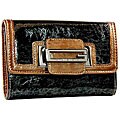 Guess Camden Women's Black/ Brown Tri-fold Wallet