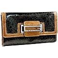 Guess Women's 'Camden' Brown/ Multi Slim Clutch