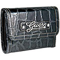 Guess Women's Celeste Black Tri-fold Wallet