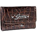 Guess Women's 'Celeste' Brown Tri-fold Wallet