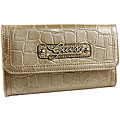 Guess Women's 'Celeste' Natural Tri-fold Wallet
