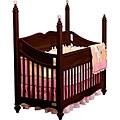 Princess 4-in-1 Dark Cherry Crib