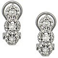 10k Gold 1/2ct TDW Diamond 3-flower Earrings (I-J, I2-I3)