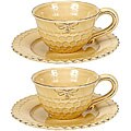 Bumble Bee Cup and Saucers Set (Case of 2)