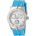 Invicta Women's Wildflower Light Blue Rubber Strap Watch