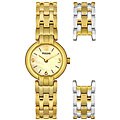 Pulsar Women's Reversible Goldtone Two-tone Watch