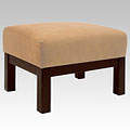 Hills Cherry Peat Microfiber Ottoman