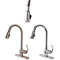 Fontaine Gourmet Pull-down Kitchen Faucet with Deckplate