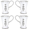 Boxwood Topiary Green Mugs (Set of 4)