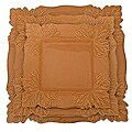 Square Maple Leaf Plates (Set of 3)