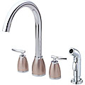 Danze Sonora 2-handle Chrome/ Satin Nickel Faucet and Sprayer