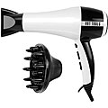 Hot Tools HTBW01 Black and White Nano Ceramic Ionic Hair Dryer 