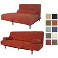 Phoenix Microfiber Suede Click Clack Futon Sofa Bed