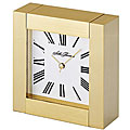 Seth Thomas Goldtone Square Desk Alarm Clock